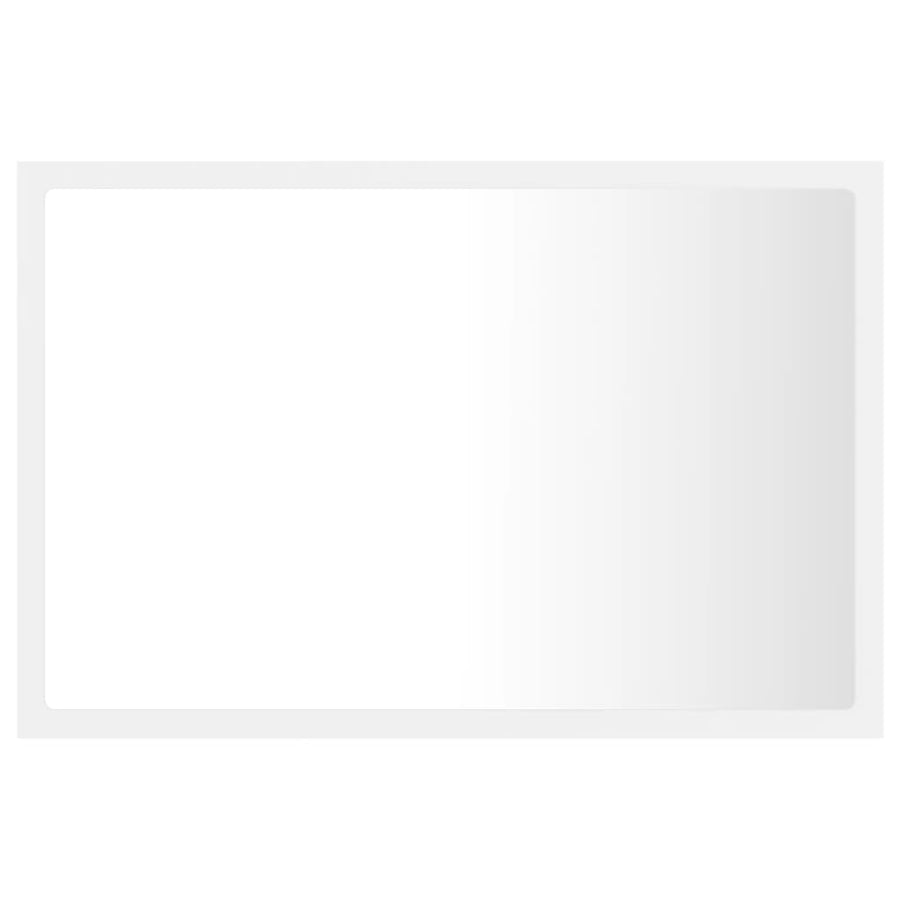 Badkamerspiegel Led 60X8,5X37 Cm Acryl Wit