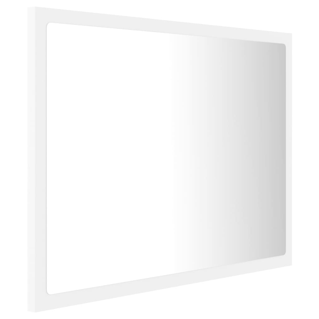 Badkamerspiegel Led 60X8,5X37 Cm Acryl Wit