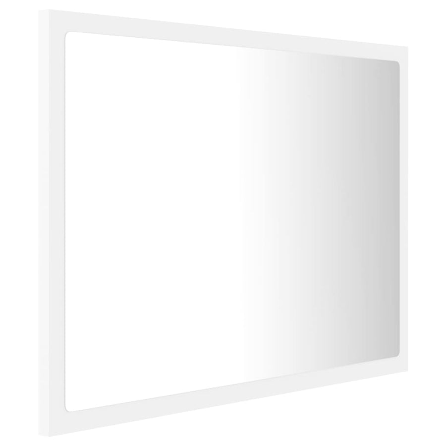 Badkamerspiegel Led 60X8,5X37 Cm Acryl Wit