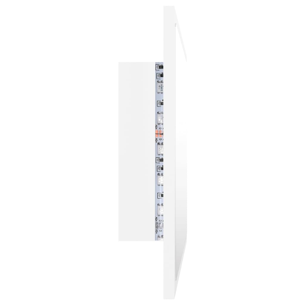 Badkamerspiegel Led 60X8,5X37 Cm Acryl Wit