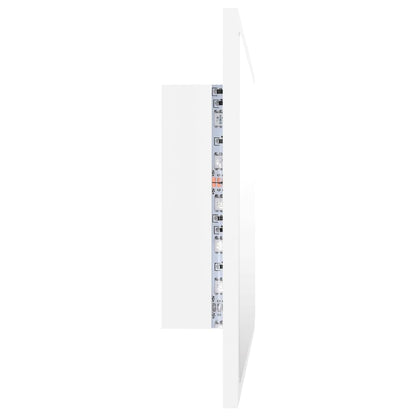 Badkamerspiegel Led 60X8,5X37 Cm Acryl Wit