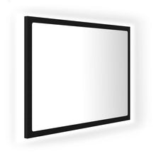 Badkamerspiegel Led 60X8,5X37 Cm Acryl Zwart