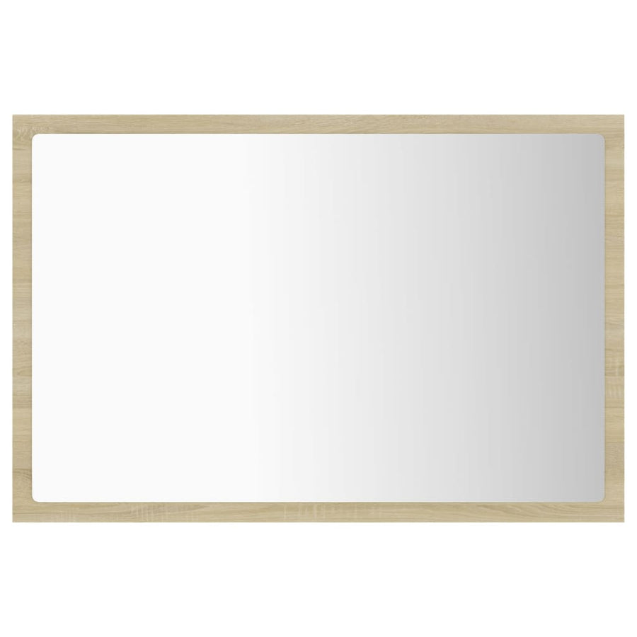 Badkamerspiegel Led 60X8,5X37 Cm Acryl Sonoma Eikenkleurig 1