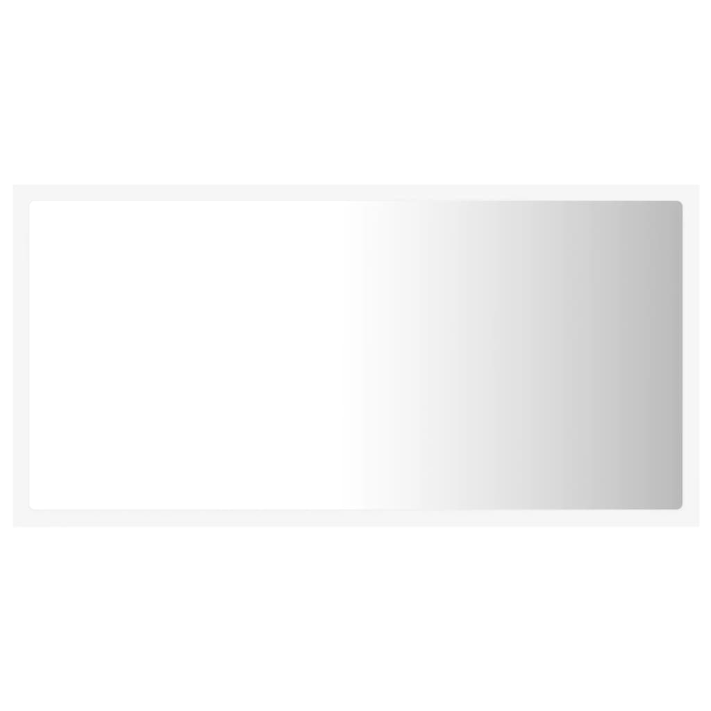 Badkamerspiegel Led 80X8,5X37 Cm Acryl Wit
