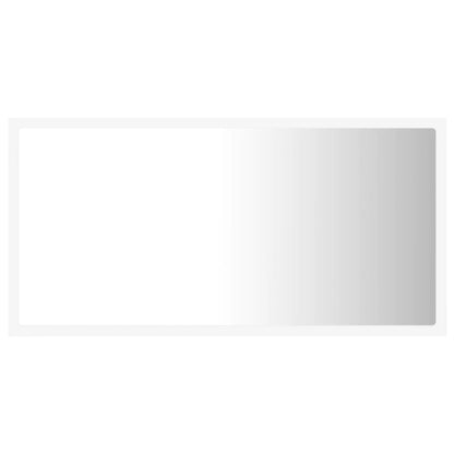 Badkamerspiegel Led 80X8,5X37 Cm Acryl Wit