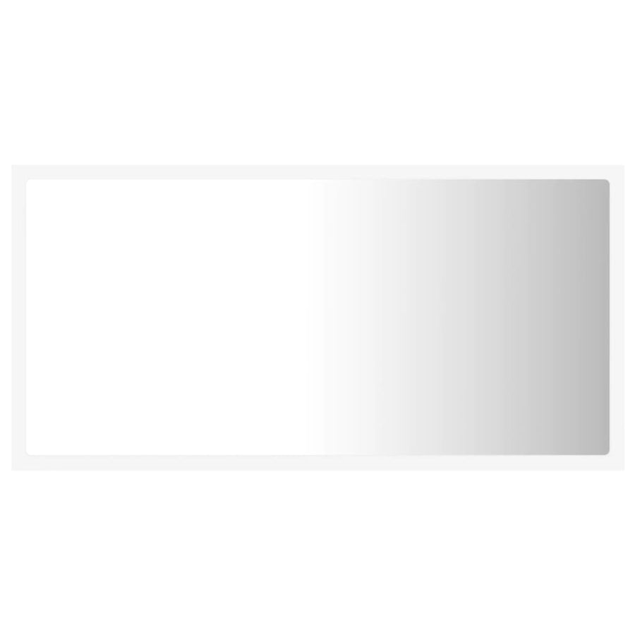 Badkamerspiegel Led 80X8,5X37 Cm Acryl Wit