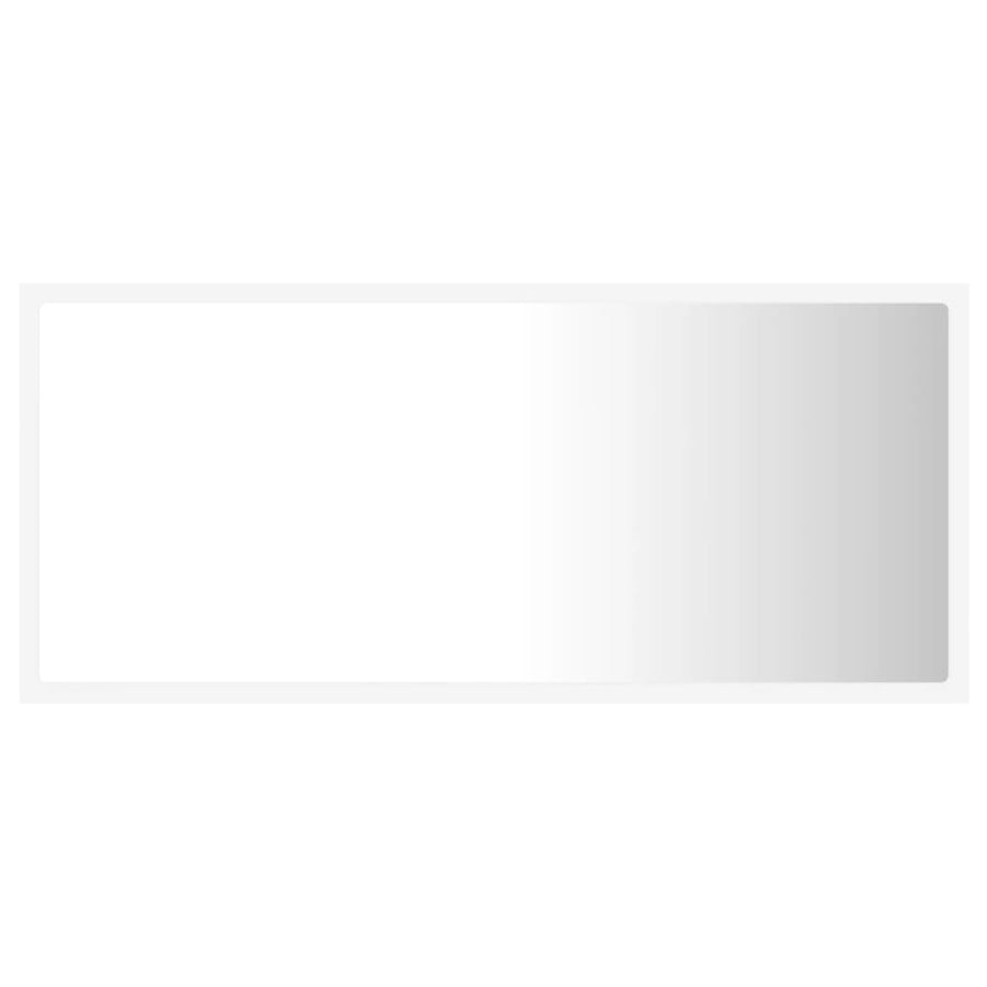 Badkamerspiegel Led 90X8,5X37 Cm Acryl Wit