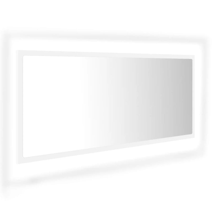 Badkamerspiegel Led 00X8,5X37 Cm Acryl Wit