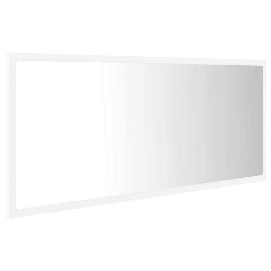 Badkamerspiegel Led 00X8,5X37 Cm Acryl Wit