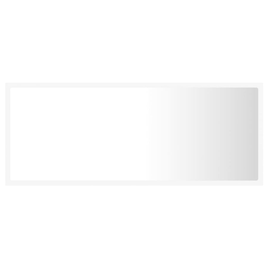 Badkamerspiegel Led 00X8,5X37 Cm Acryl Wit