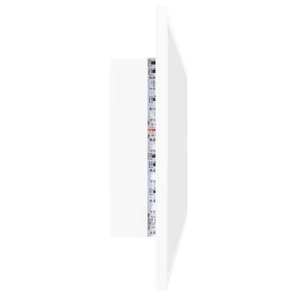 Badkamerspiegel Led 00X8,5X37 Cm Acryl Wit