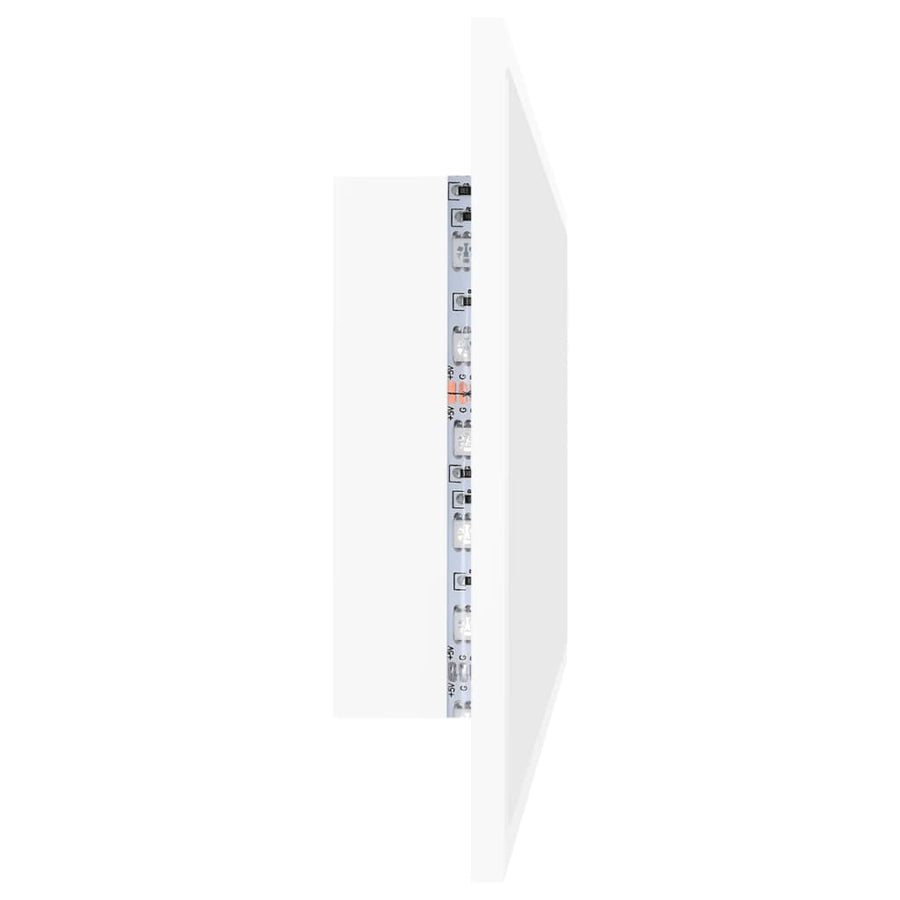 Badkamerspiegel Led 00X8,5X37 Cm Acryl Wit