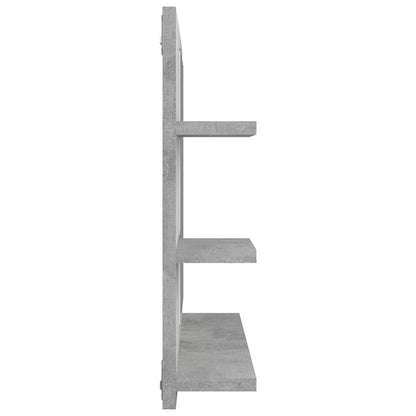 Badkamerspiegel 60X0,5X45 Cm Spaanplaat Betongrijs