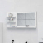Bathroom mirror 90x10.5x45 cm processed wood white
