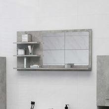 Badkamerspiegel 90X0,5X45 Cm Spaanplaat Betongrijs