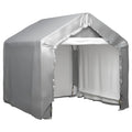 Storage tent 180x180 cm galvanized steel gray