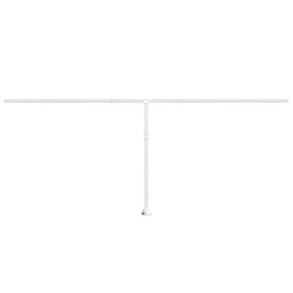 Luifelpaalset Ijzer 600 x 245 cm Wit