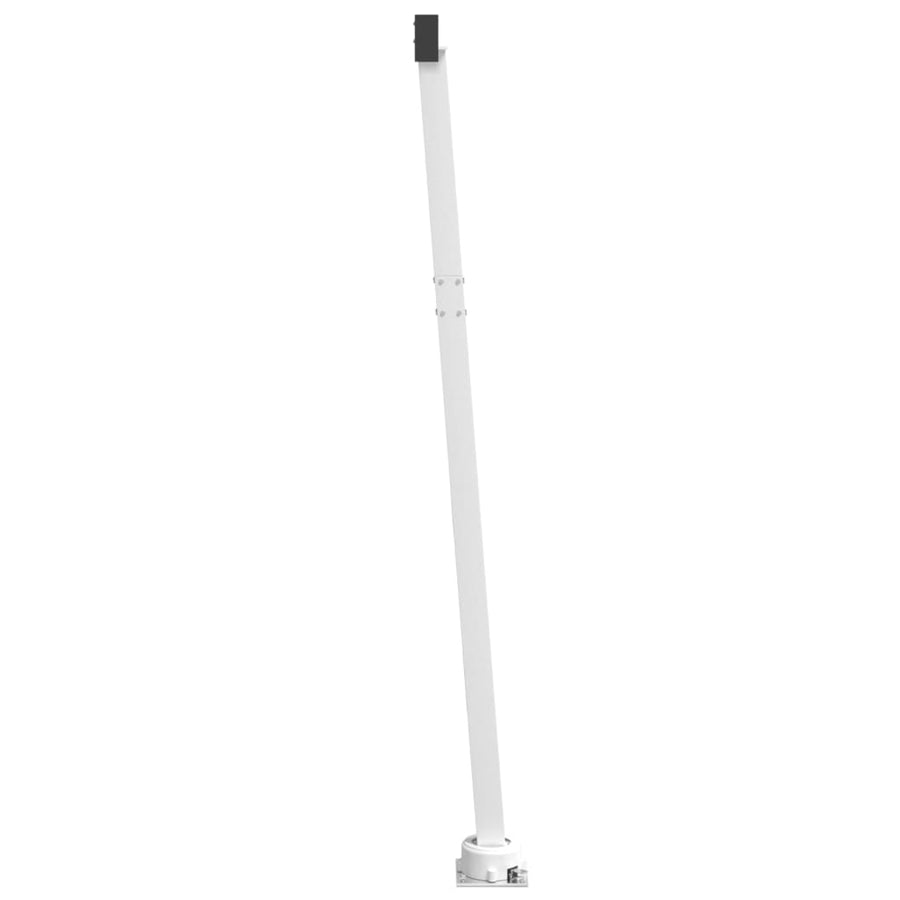Luifelpaalset 600x245 cm ijzer wit