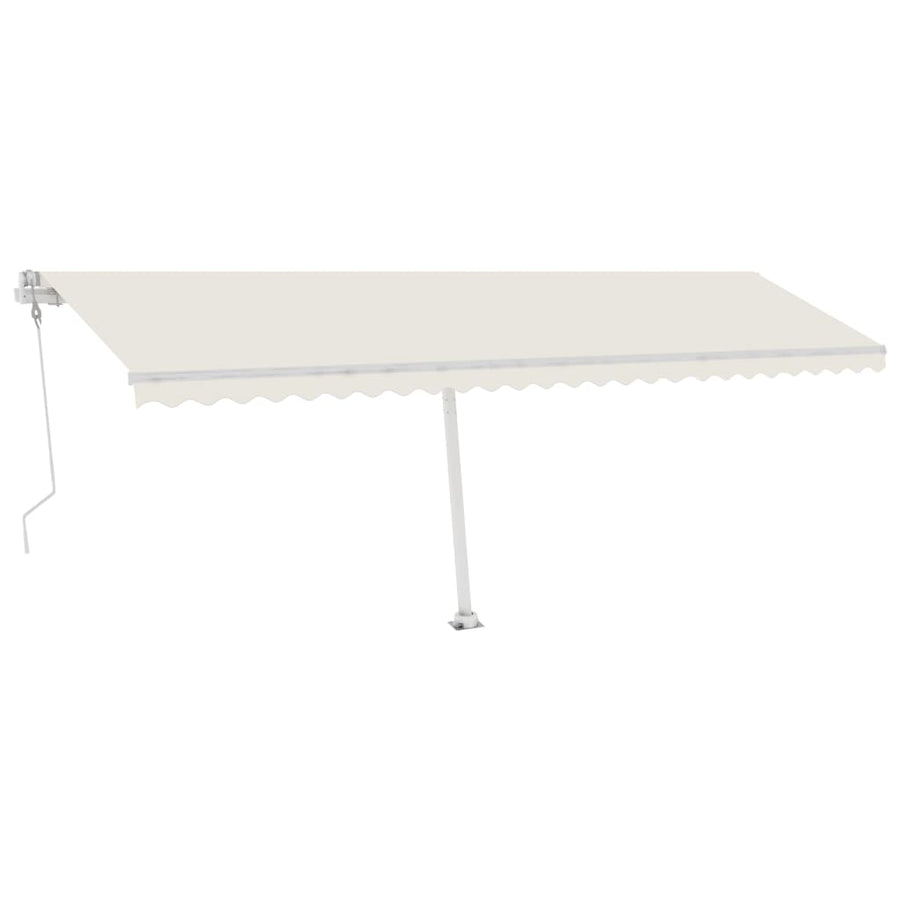 Luifelpaalset 600x245 cm ijzer wit