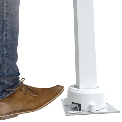 Luifelpaalset Ijzer 600 x 245 cm Wit