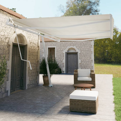 Luifelpaalset 600x245 cm ijzer wit