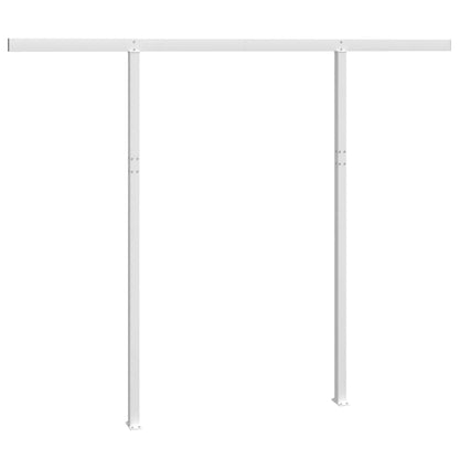 Luifelpaalset 300x245 cm ijzer wit