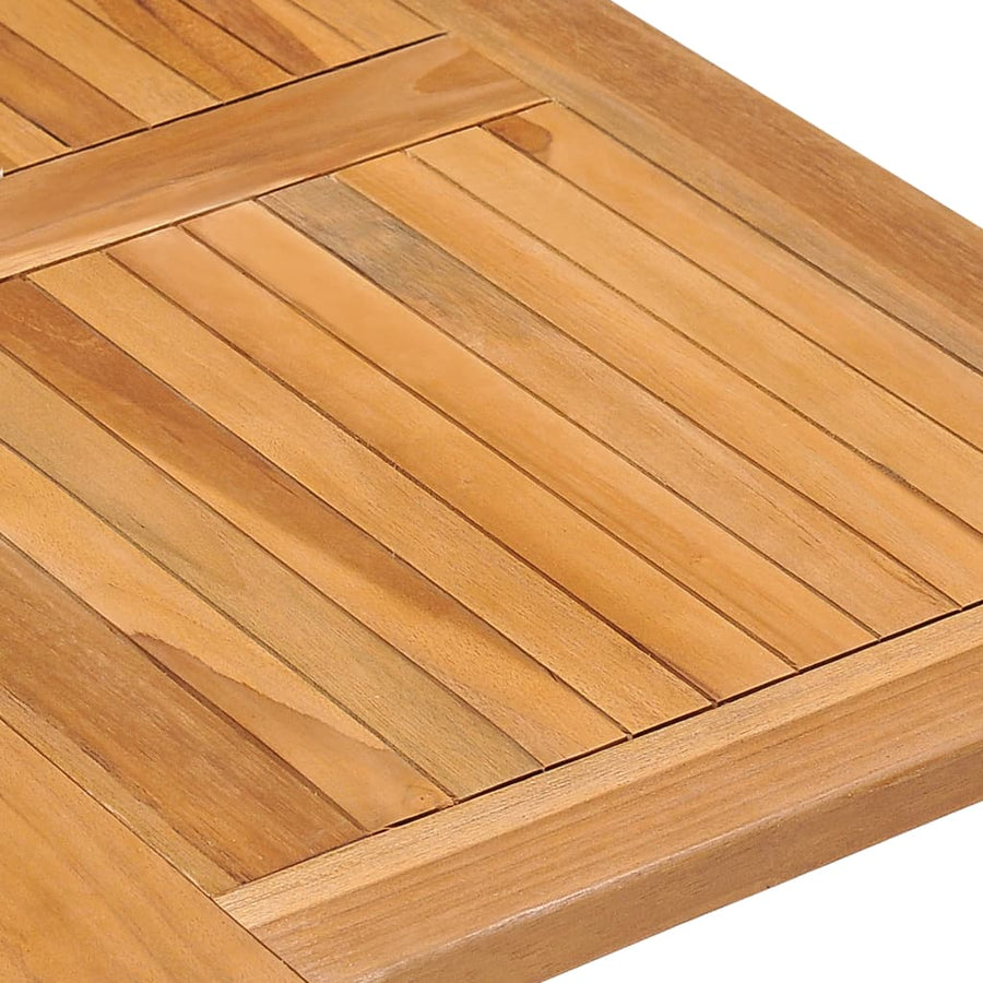 5-Delige Tuinset Inklapbaar Massief Teakhout 90 x 90 x 75 cm Met armleuning Vierkant