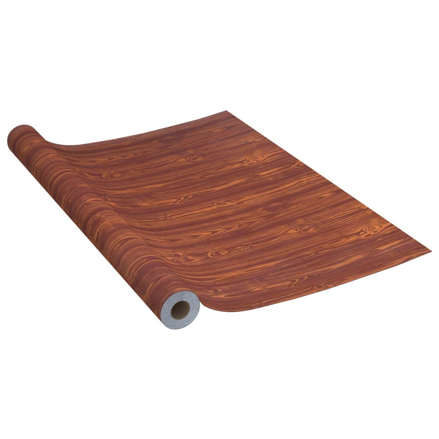 Meubelfolie zelfklevend 500x90 cm PVC acaciakleurig 1 acacia