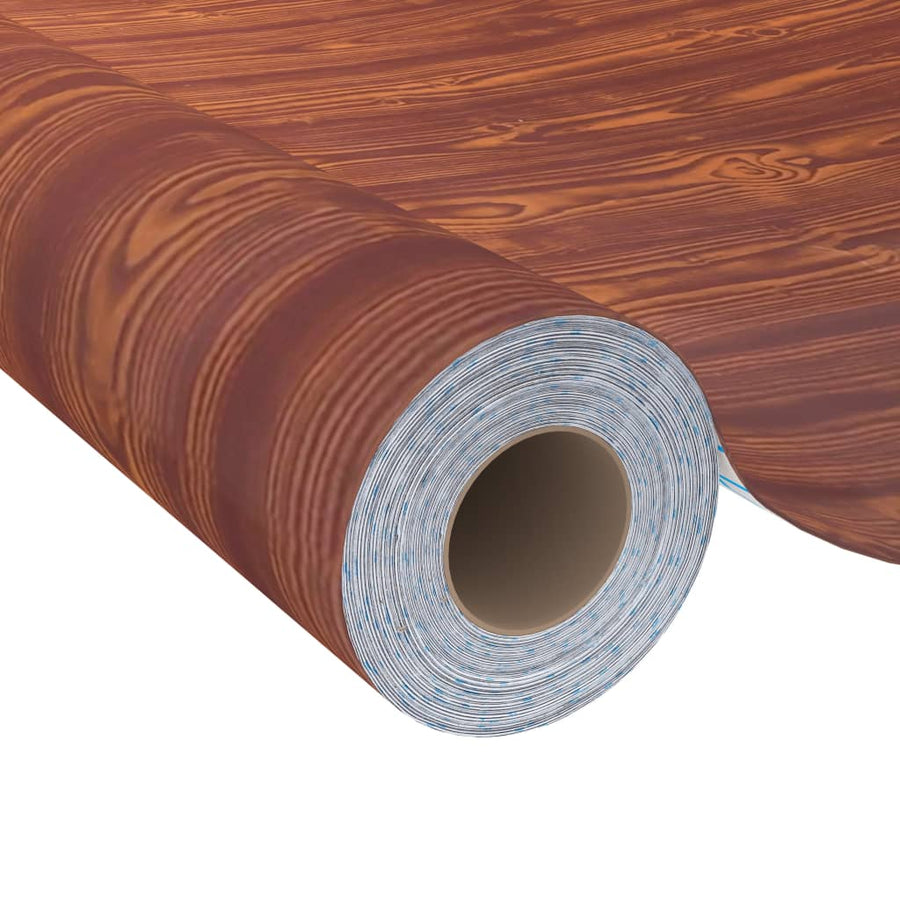 Meubelfolie zelfklevend 500x90 cm PVC acaciakleurig 1 acacia