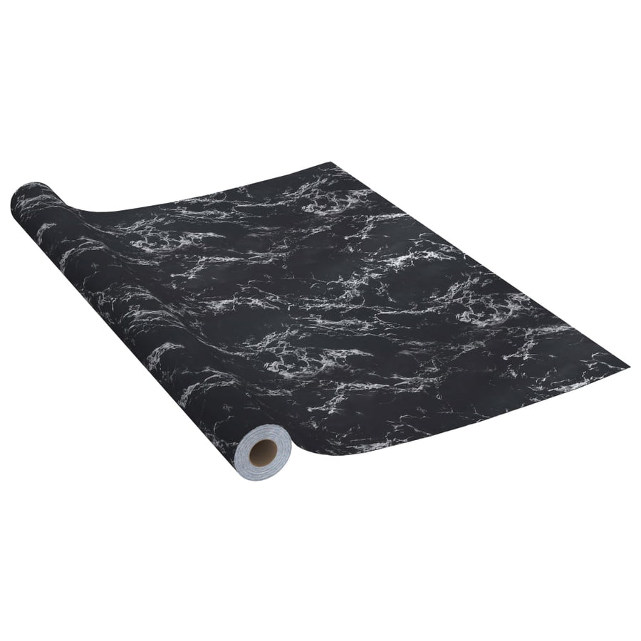 Meubelfolie Zelfklevend 500X90 Cm Pvc Steen 1 Zwart