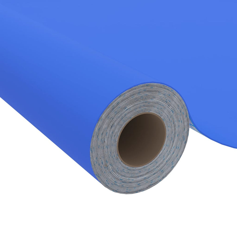 Meubelfolie Zelfklevend 500X90 Cm Pvc Hoogglans Blauw 1 high gloss blue