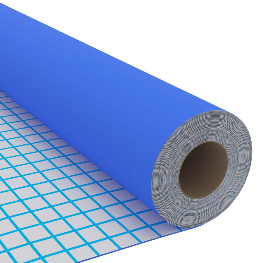 Meubelfolie Zelfklevend 500X90 Cm Pvc Hoogglans Blauw 1 high gloss blue