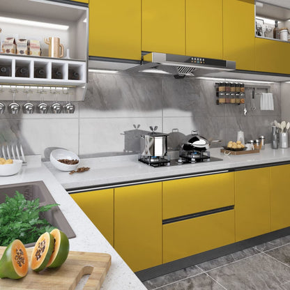 Meubelfolie Zelfklevend 500X90 Cm Pvc Hoogglans Goudkleurig 1 high gloss gold