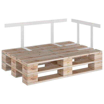 Rugleuning Voor Palletbank Ijzer Wit