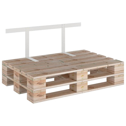 Rugleuning Voor Palletbank Ijzer Wit
