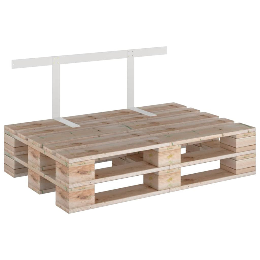 Rugleuning Voor Palletbank Ijzer Wit