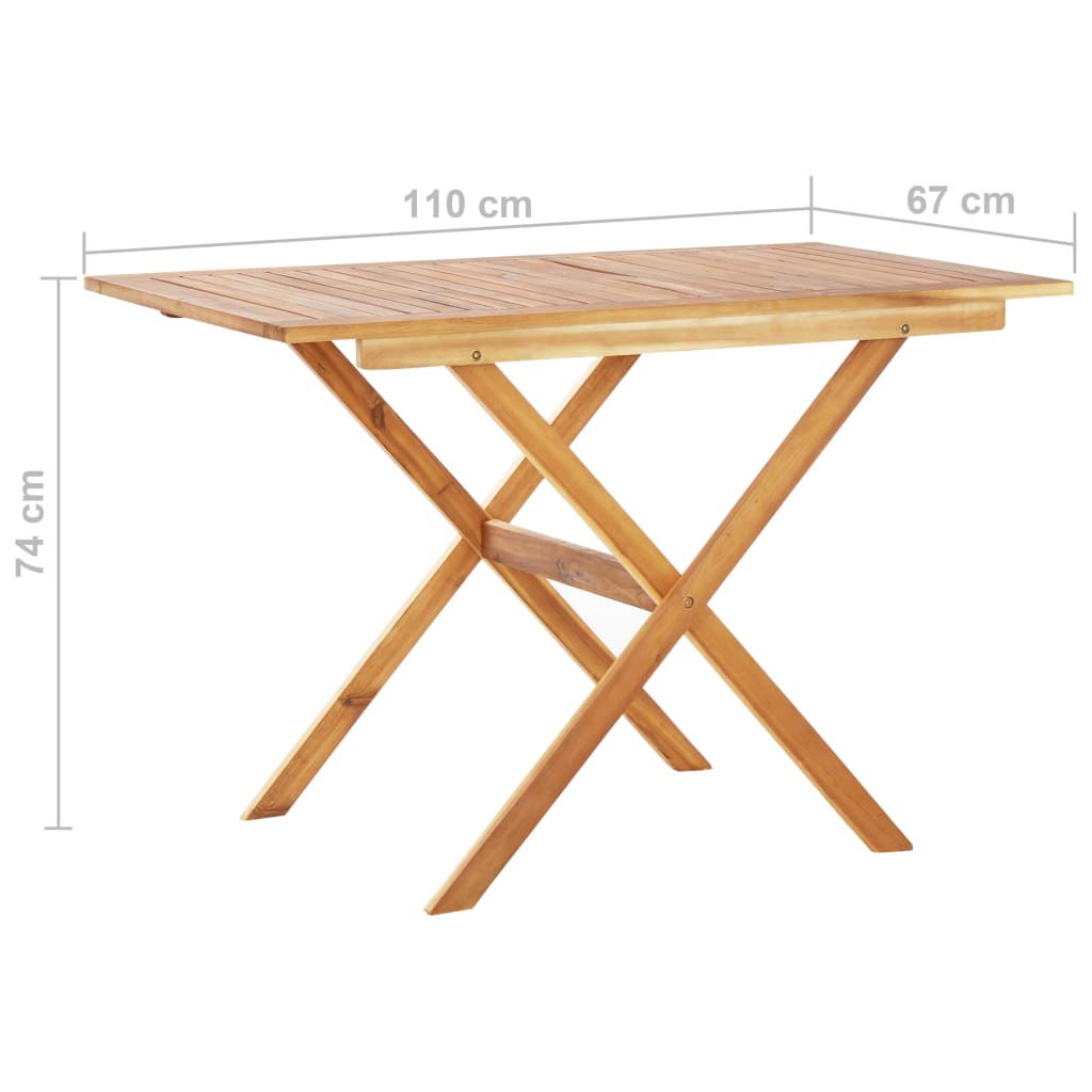 3-delige Tuinset poly rattan en massief acaciahout zwart