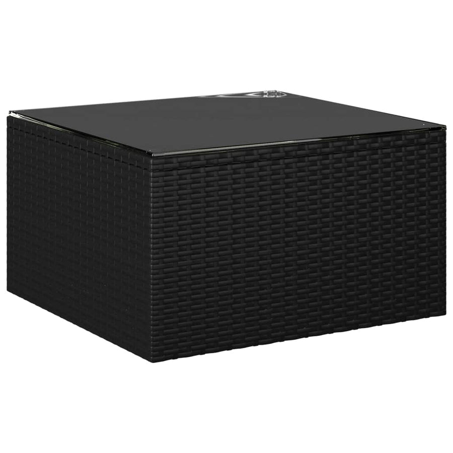 9-Delige Loungeset Met Kussens Poly Rattan 1