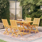 Teakhouten tuinset 5-delig 150x90x75 cm