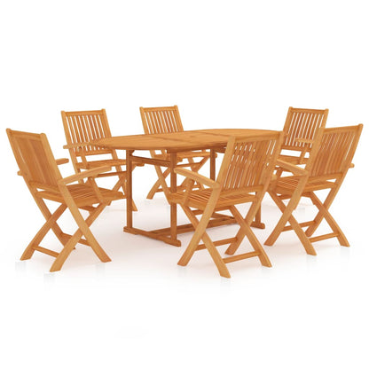 Tuinset Massief Teakhout 7 ovaal