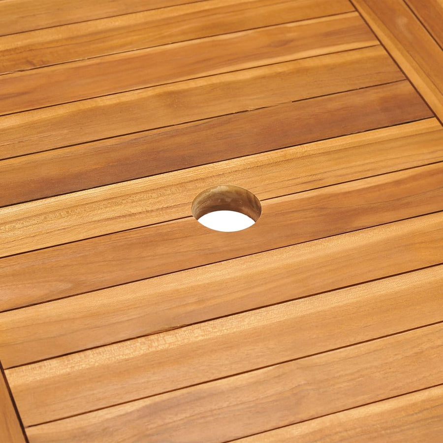 Tuinset Massief Teakhout 7 Rechthoekig