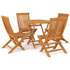 5-piece solid teak garden set