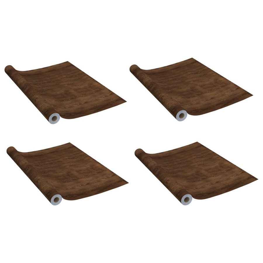 Deurfolies Zelfklevend 210X90 Cm Pvc Kleurig 4 Donkereiken