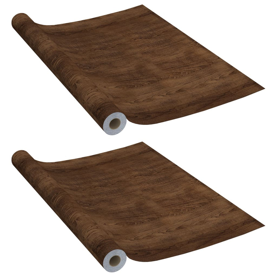 Meubelfolies Zelfklevend 500X90 Cm Pvc Kleurig 2 Donkereiken