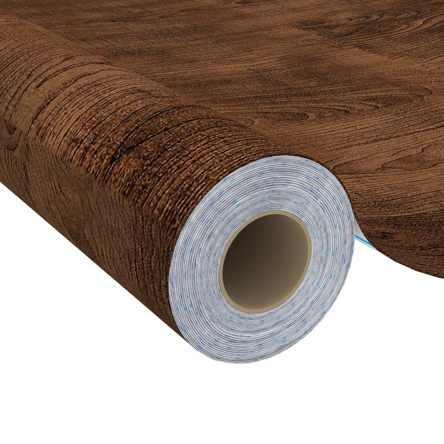 Meubelfolies Zelfklevend 500X90 Cm Pvc Kleurig 2 Donkereiken