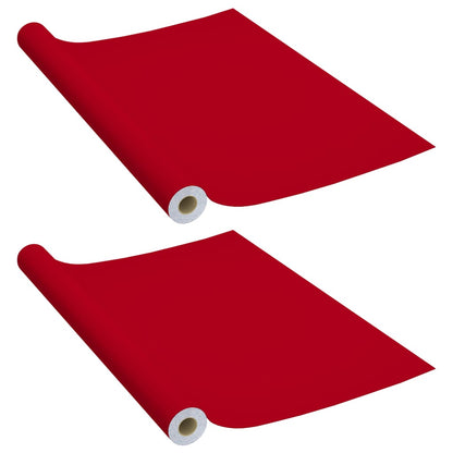Meubelfolies Zelfklevend 500X90 Cm Pvc 2 Rood