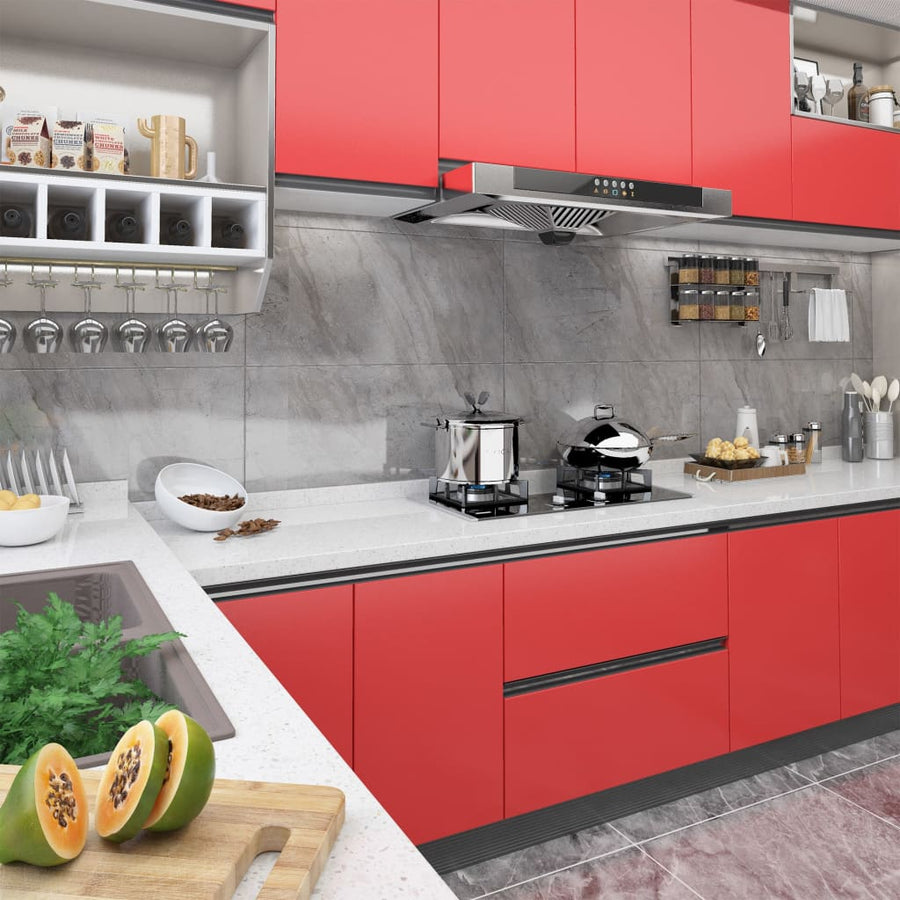 Meubelfolies Zelfklevend 500X90 Cm Pvc 2 Rood