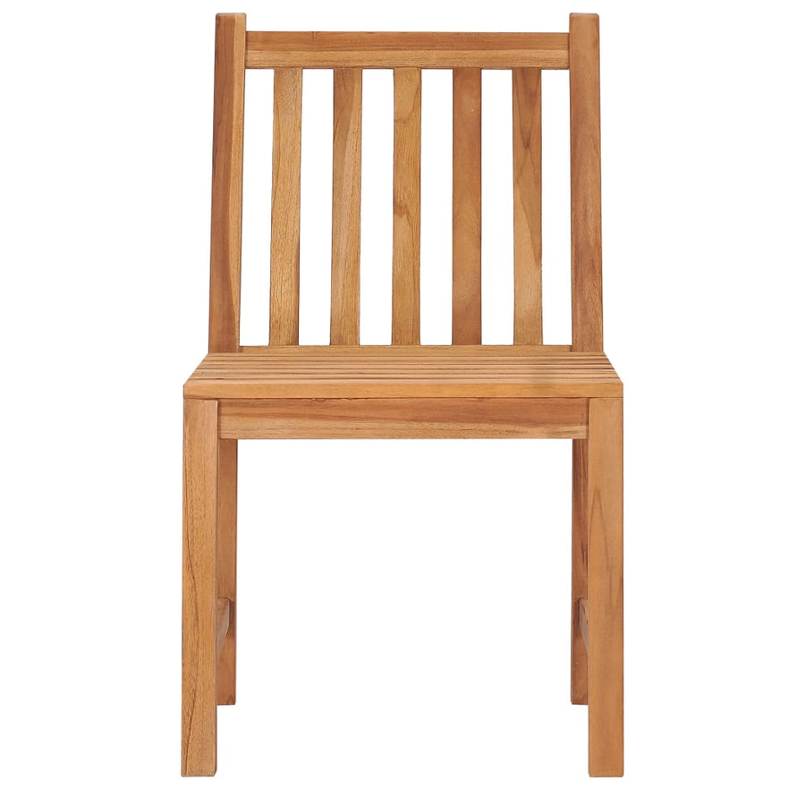 3-Delige Tuinset Massief Teakhout 80 cm tafellengte 2x stoel + Tafel
