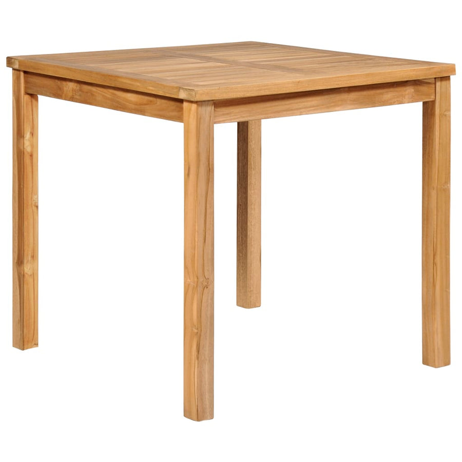 3-Delige Tuinset Massief Teakhout 80 cm tafellengte 2x stoel + Tafel