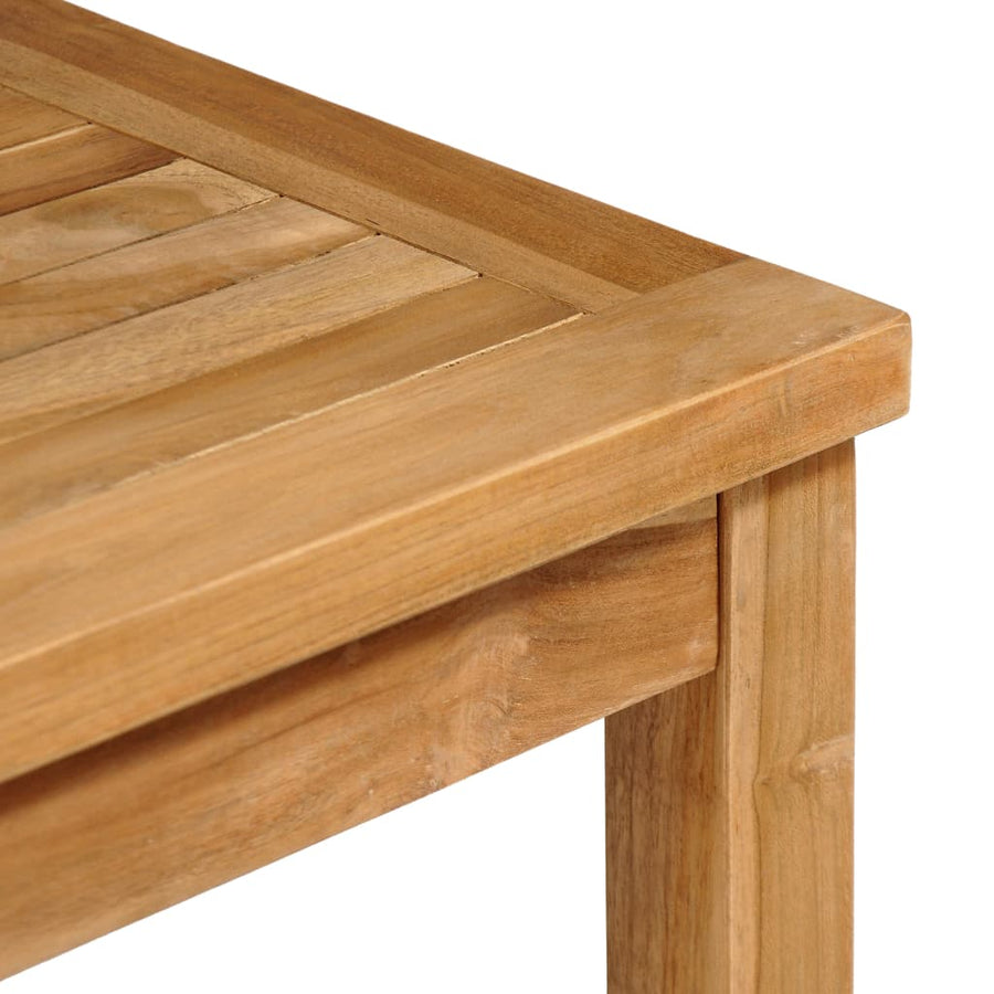 5-Delige Tuinset Massief Teakhout 80 cm tafellengte 4x stoel + Tafel